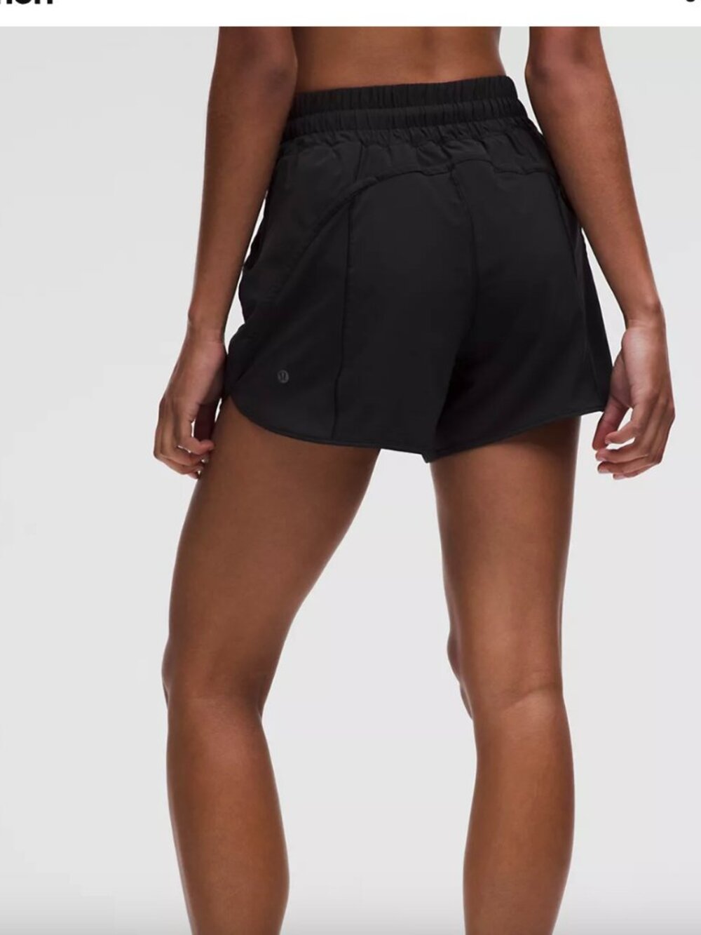 Track That High-Rise Lined Short 5" size 4 great condition - Picture 2 of 8